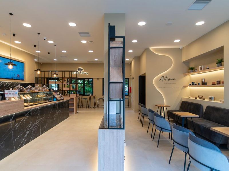Ανακαίνιση καταστήματος Coffee Berry στην Νέα Φιλαδέλφεια