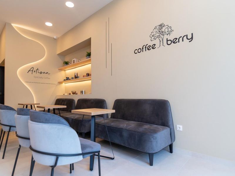 Ανακαίνιση καταστήματος Coffee Berry στην Νέα Φιλαδέλφεια