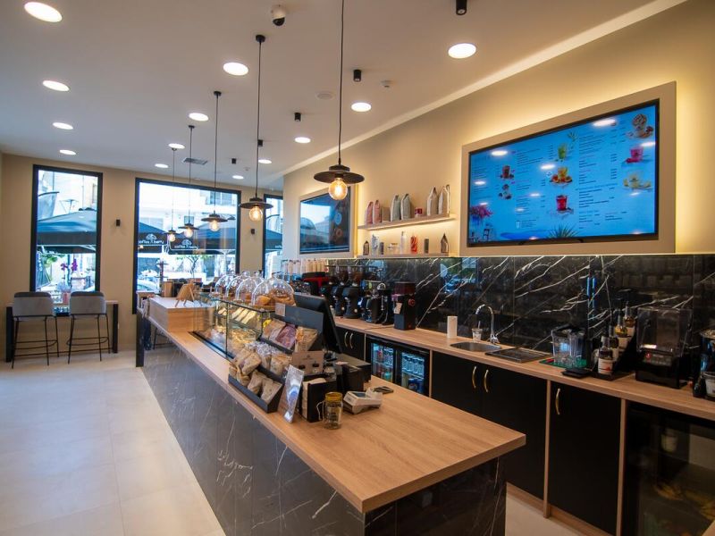 Ανακαίνιση καταστήματος Coffee Berry στην Νέα Φιλαδέλφεια